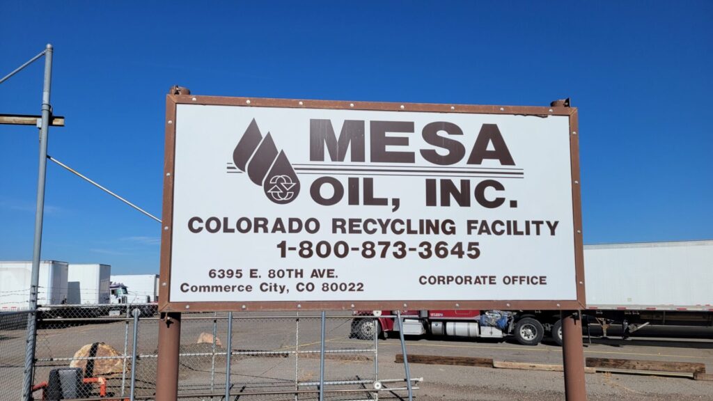 Colorado Mesa Oil Sign