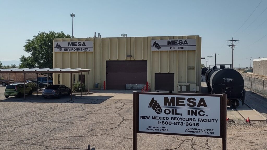 New Mexico Mesa Oil Sign